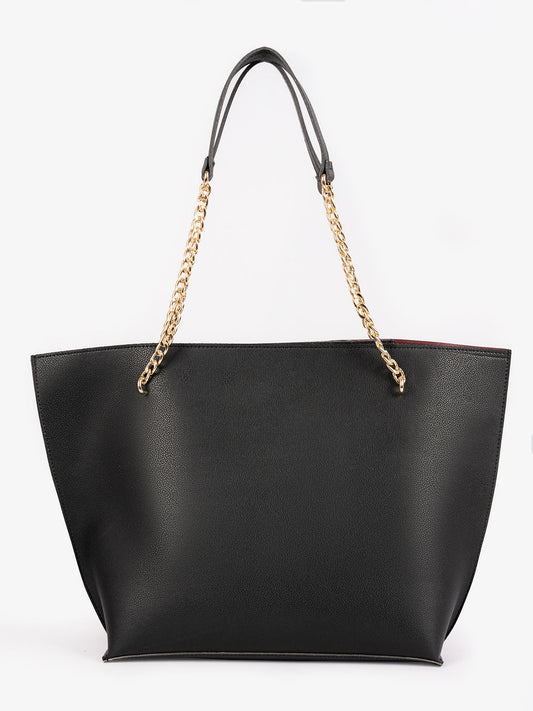 Black Wave Tote Bag